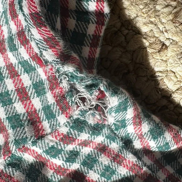 Amanda Stewart Intimates Vntg smocked Plaid Cotton Christmas Nightgown Size XL - Picture 10 of 10